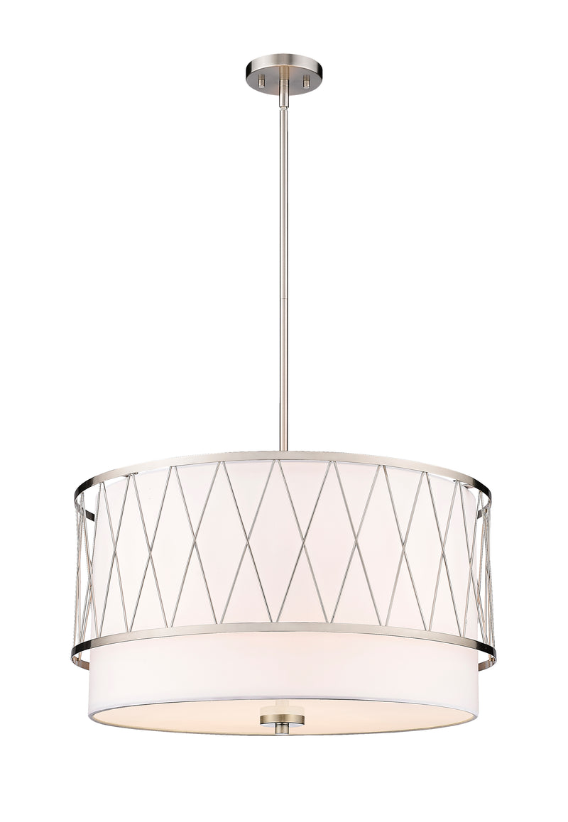 Dalton 4 Light 24" Pendant in Brushed Nickel