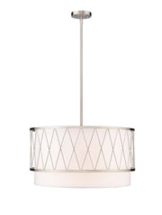 Dalton 4 Light 24" Pendant in Brushed Nickel