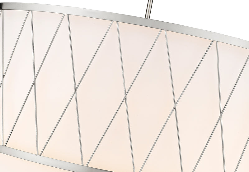 Dalton 4 Light 24" Pendant in Brushed Nickel