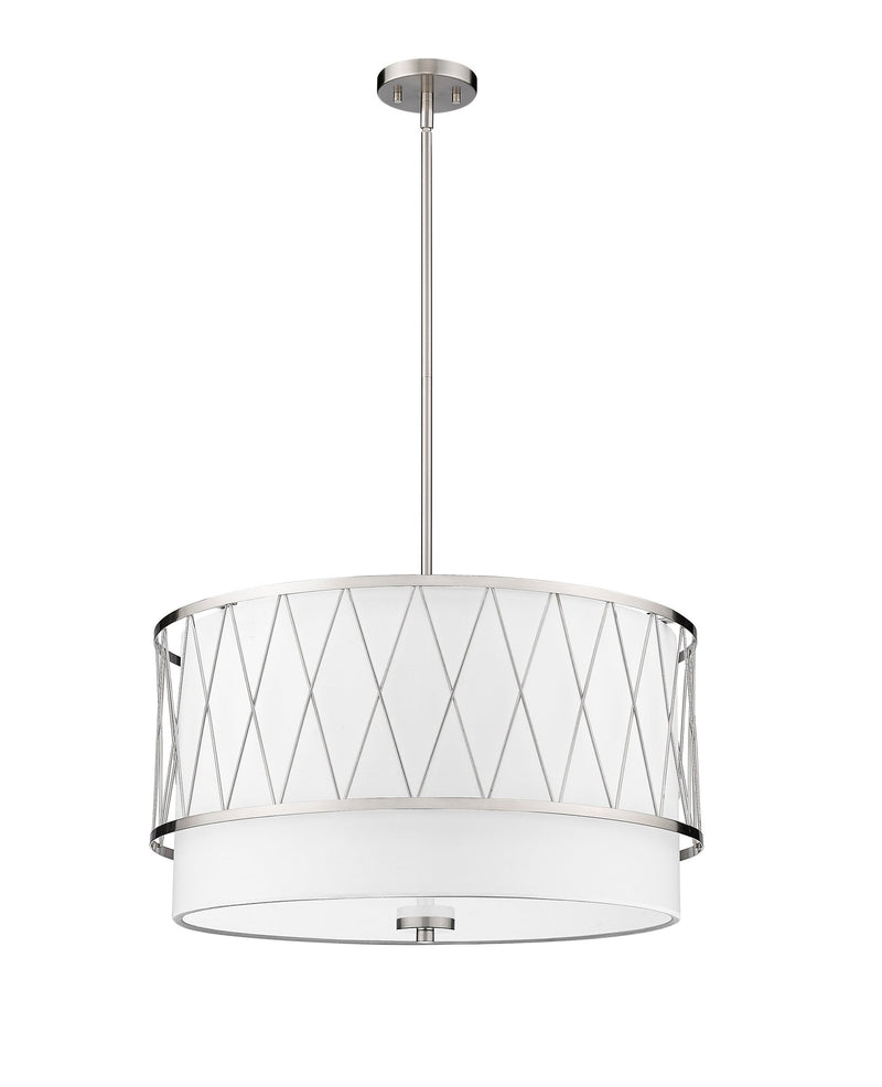 Dalton 4 Light 24" Pendant in Brushed Nickel