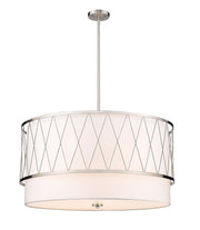 Dalton 5 Light 32" Pendant in Brushed Nickel