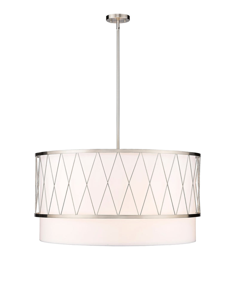 Dalton 5 Light 32" Pendant in Brushed Nickel