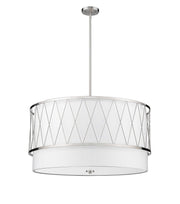 Dalton 5 Light 32" Pendant in Brushed Nickel