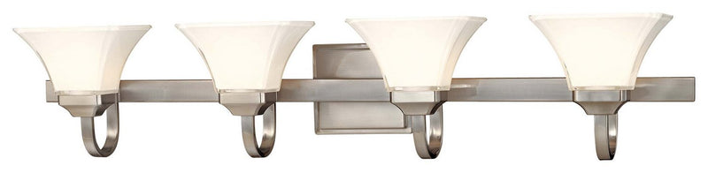 Agilis 4-Light Bath Vanity Light in Brushed Nickel