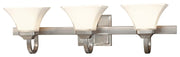 Agilis 3-Light Bath Vanity Light in Brushed Nickel