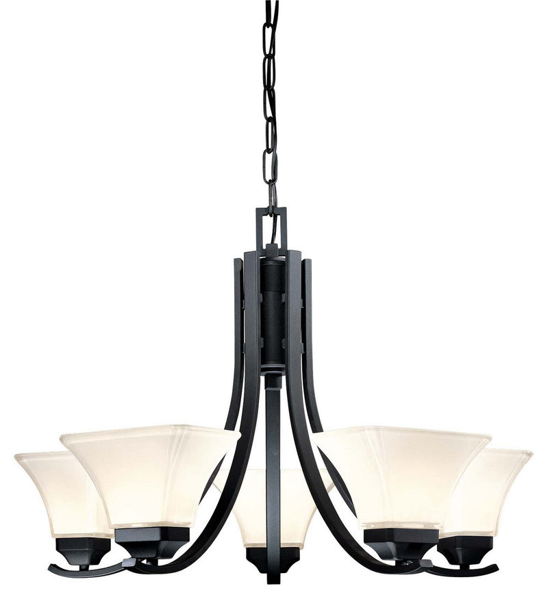 Agilis 5-Light Chandelier in Black