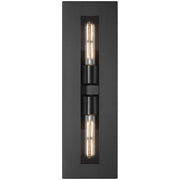 Chatham 2-Light Outdoor Wall Lantern in Black