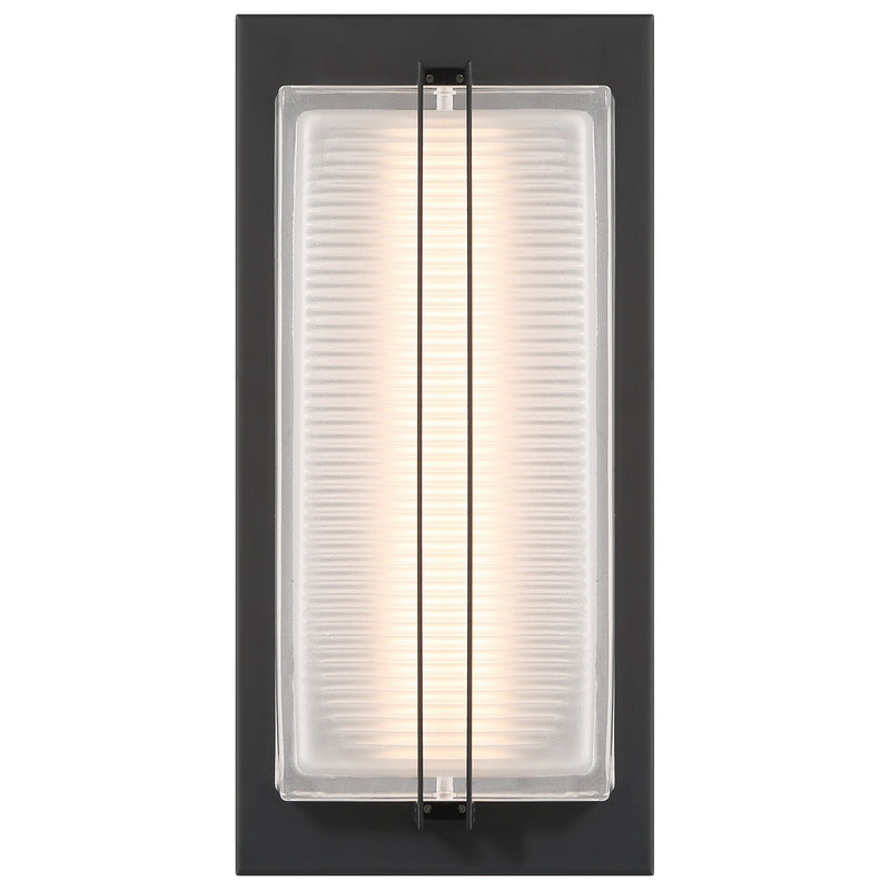 Driftwood Small LED Outdoor Wall Sconce in Black