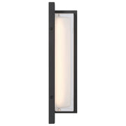 Driftwood Small LED Outdoor Wall Sconce in Black