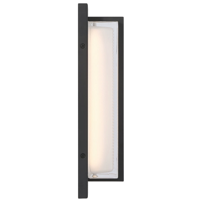 Driftwood Small LED Outdoor Wall Sconce in Black