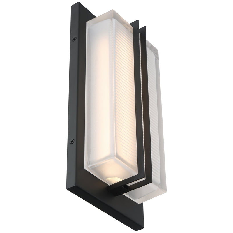 Driftwood Small LED Outdoor Wall Sconce in Black