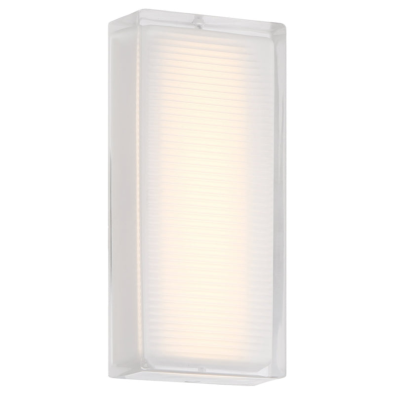 Porto Small LED Outdoor Wall Sconce in White