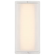 Porto Small LED Outdoor Wall Sconce in White