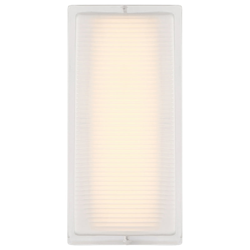 Porto Small LED Outdoor Wall Sconce in White