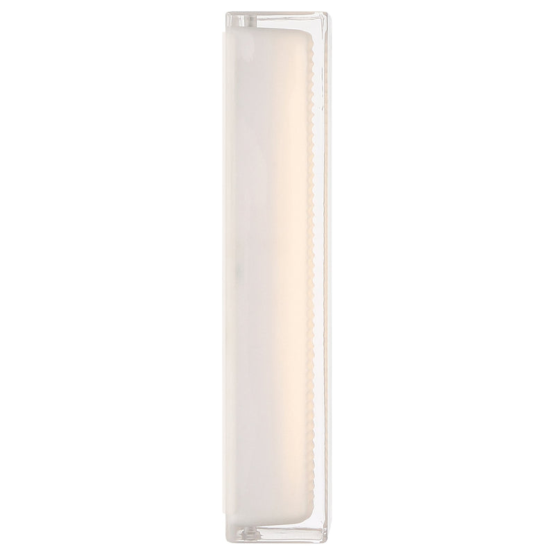 Porto Small LED Outdoor Wall Sconce in White