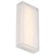 Porto Small LED Outdoor Wall Sconce in White