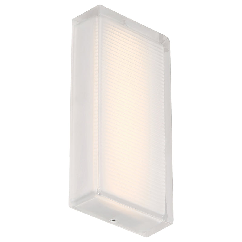 Porto Small LED Outdoor Wall Sconce in White