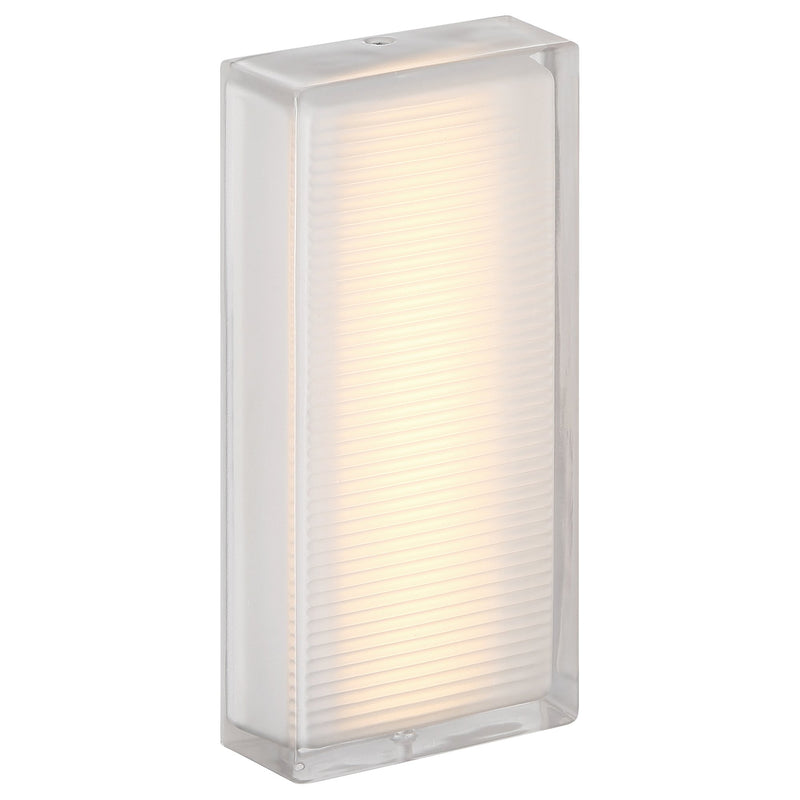 Porto Small LED Outdoor Wall Sconce in White