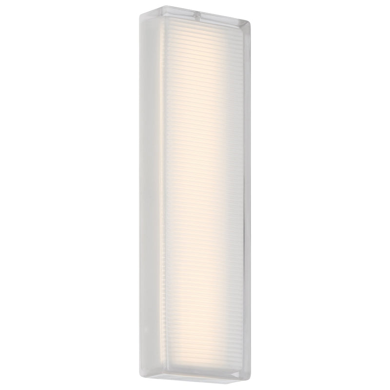 Porto Large LED Outdoor Wall Sconce in White