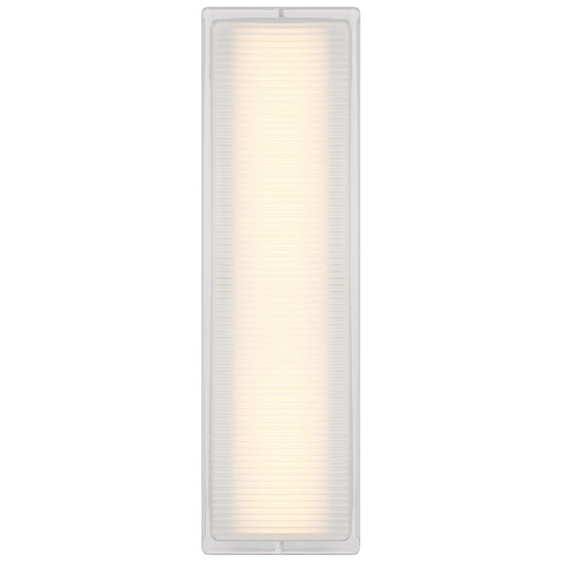 Porto Large LED Outdoor Wall Sconce in White