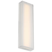 Porto Large LED Outdoor Wall Sconce in White