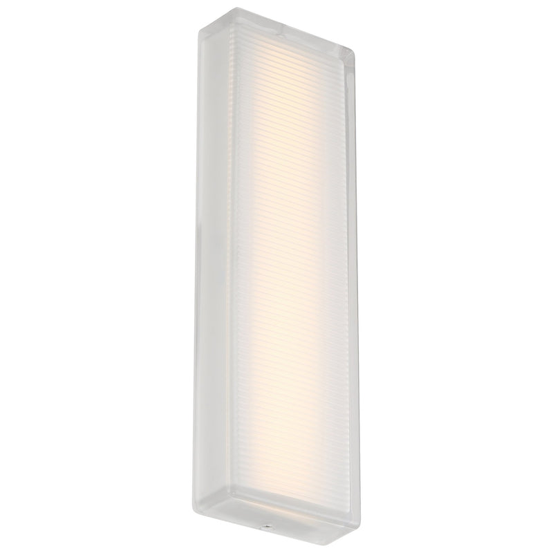Porto Large LED Outdoor Wall Sconce in White