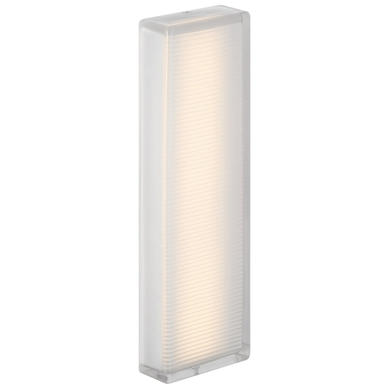 Porto Large LED Outdoor Wall Sconce in White