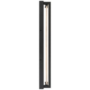 Riviera Large LED Outdoor Wall Sconce in Black
