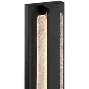 Riviera Large LED Outdoor Wall Sconce in Black