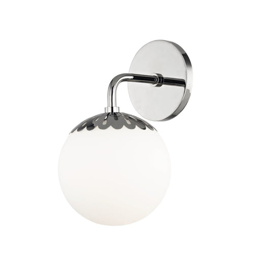 Paige 1-Light Bath Bracket in Polished Nickel - Lamps Expo