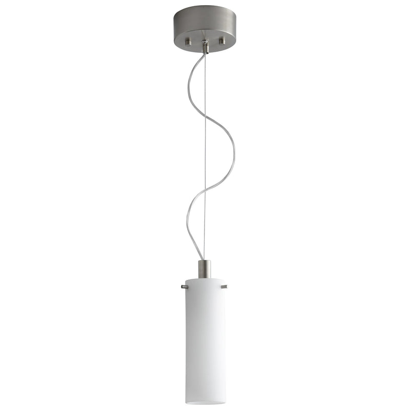 Lotus 1 Light Mini Pendant in Satin Nickel