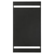 La Vida Vertical LED Outdoor Wall Sconce in Black