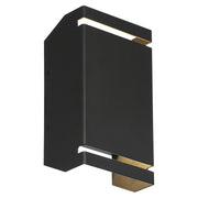 La Vida Vertical LED Outdoor Wall Sconce in Black