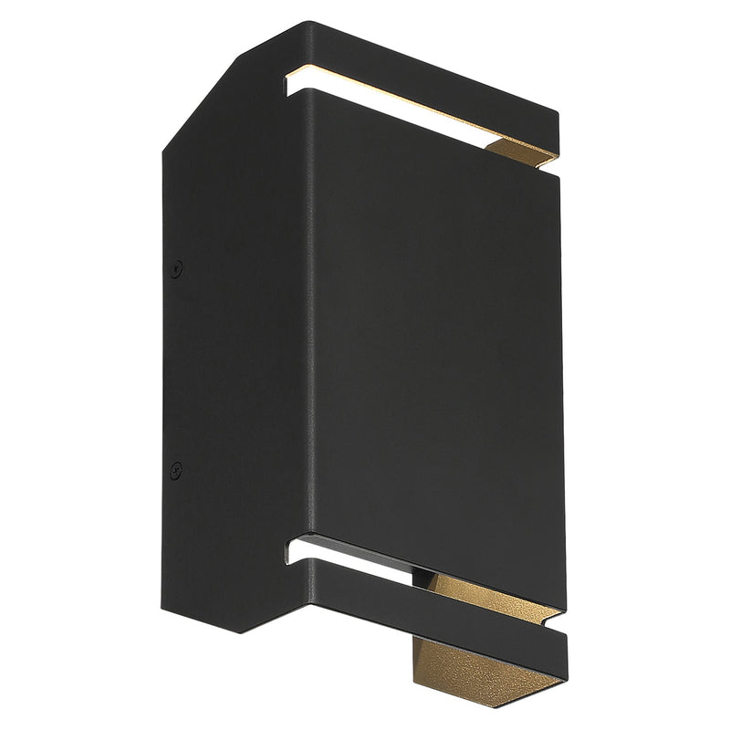 La Vida Vertical LED Outdoor Wall Sconce in Black