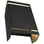 La Vida Vertical LED Outdoor Wall Sconce in Black