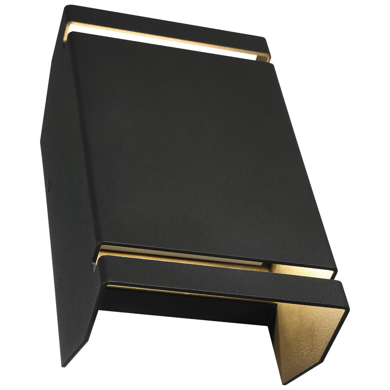 La Vida Vertical LED Outdoor Wall Sconce in Black