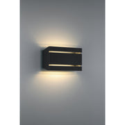 La Vida Horizontal LED Outdoor Wall Sconce in Black