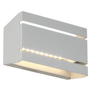 La Vida Horizontal LED Outdoor Wall Sconce in Satin