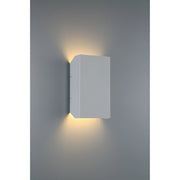 Amora Tall LED Outdoor Wall Sconce in Satin