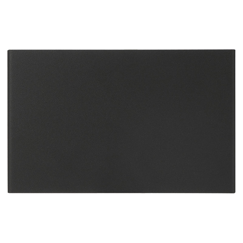 Amora Wide LED Outdoor Wall Sconce in Black