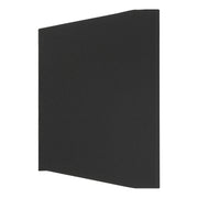 Amora Wide LED Outdoor Wall Sconce in Black