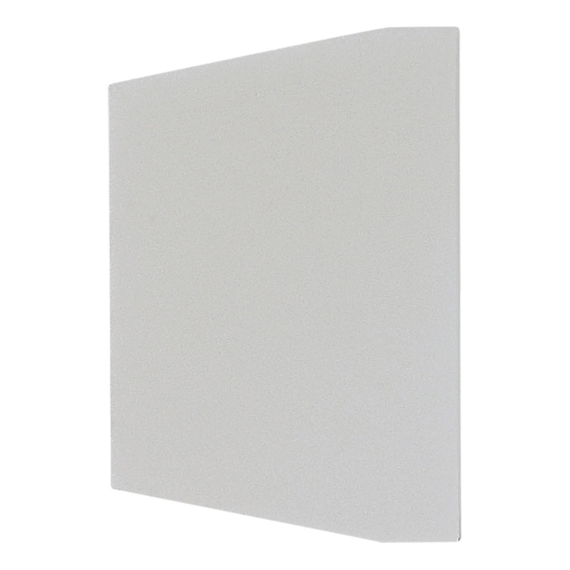 Amora Wide LED Outdoor Wall Sconce in Satin