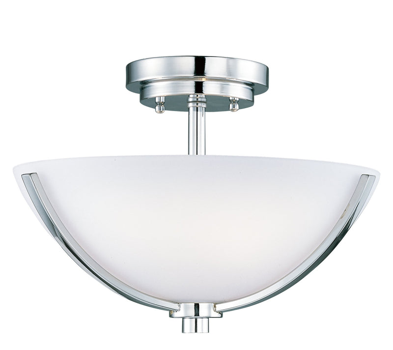 Rocco 3 Light Semi-Flush Mount in Polished Chrome