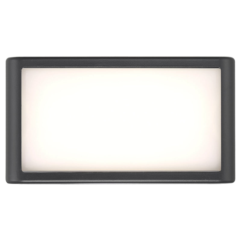 Malibu LED Outdoor Wall Sconce in Black