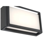 Malibu LED Outdoor Wall Sconce in Black