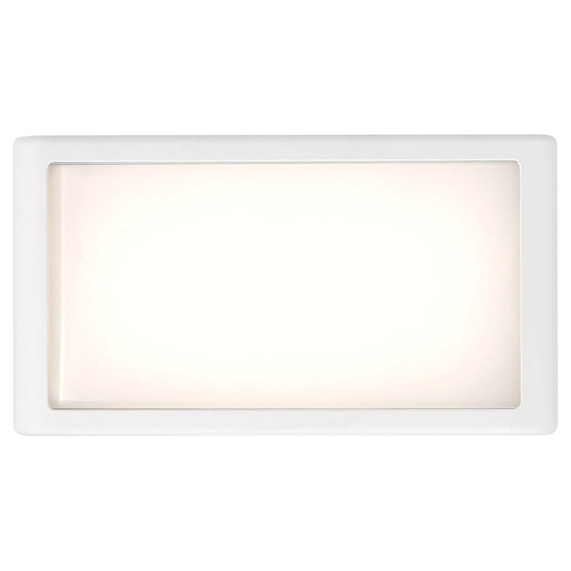 Malibu LED Outdoor Wall Sconce in White
