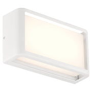 Malibu LED Outdoor Wall Sconce in White