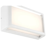 Malibu LED Outdoor Wall Sconce in White