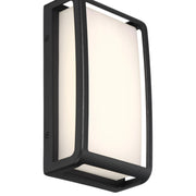 Montana LED Outdoor Wall Sconce in Black
