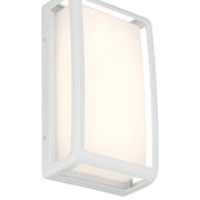 Montana LED Outdoor Wall Sconce in White